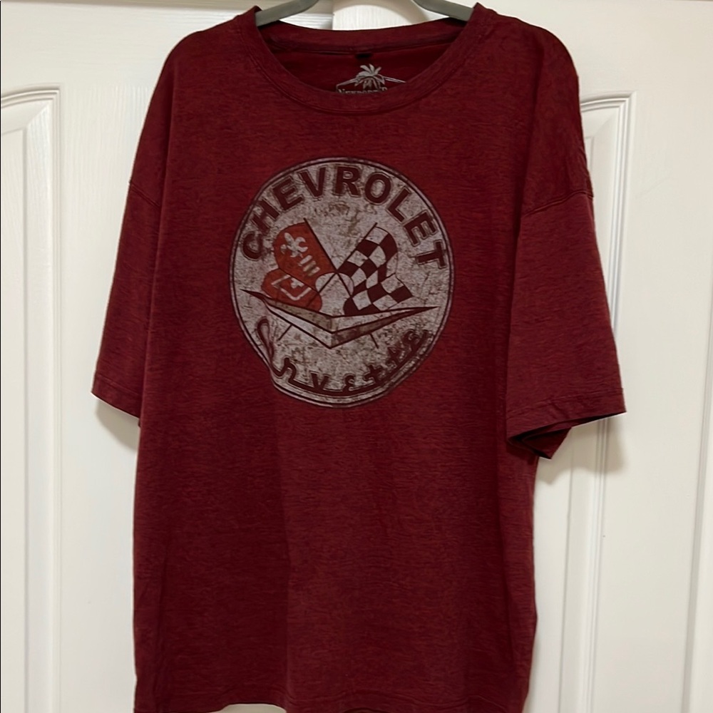 Chevy Corvette Red T-Shirt - Men’s XXL